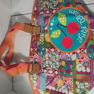 Lily Bloom Fruit Pattern Tote Bag Purse